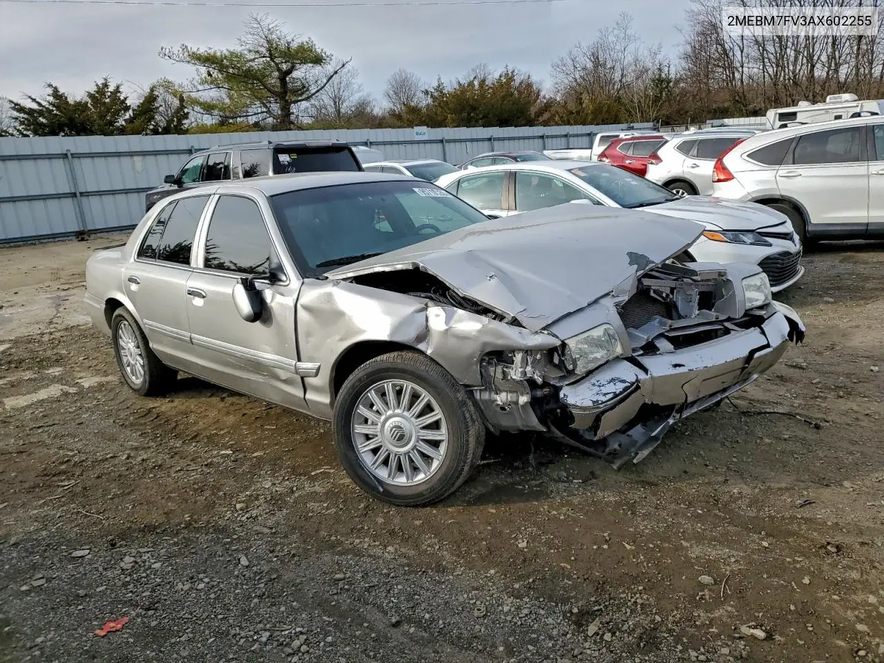 2MEBM7FV3AX602255 2010 Mercury Grand Marquis Ls
