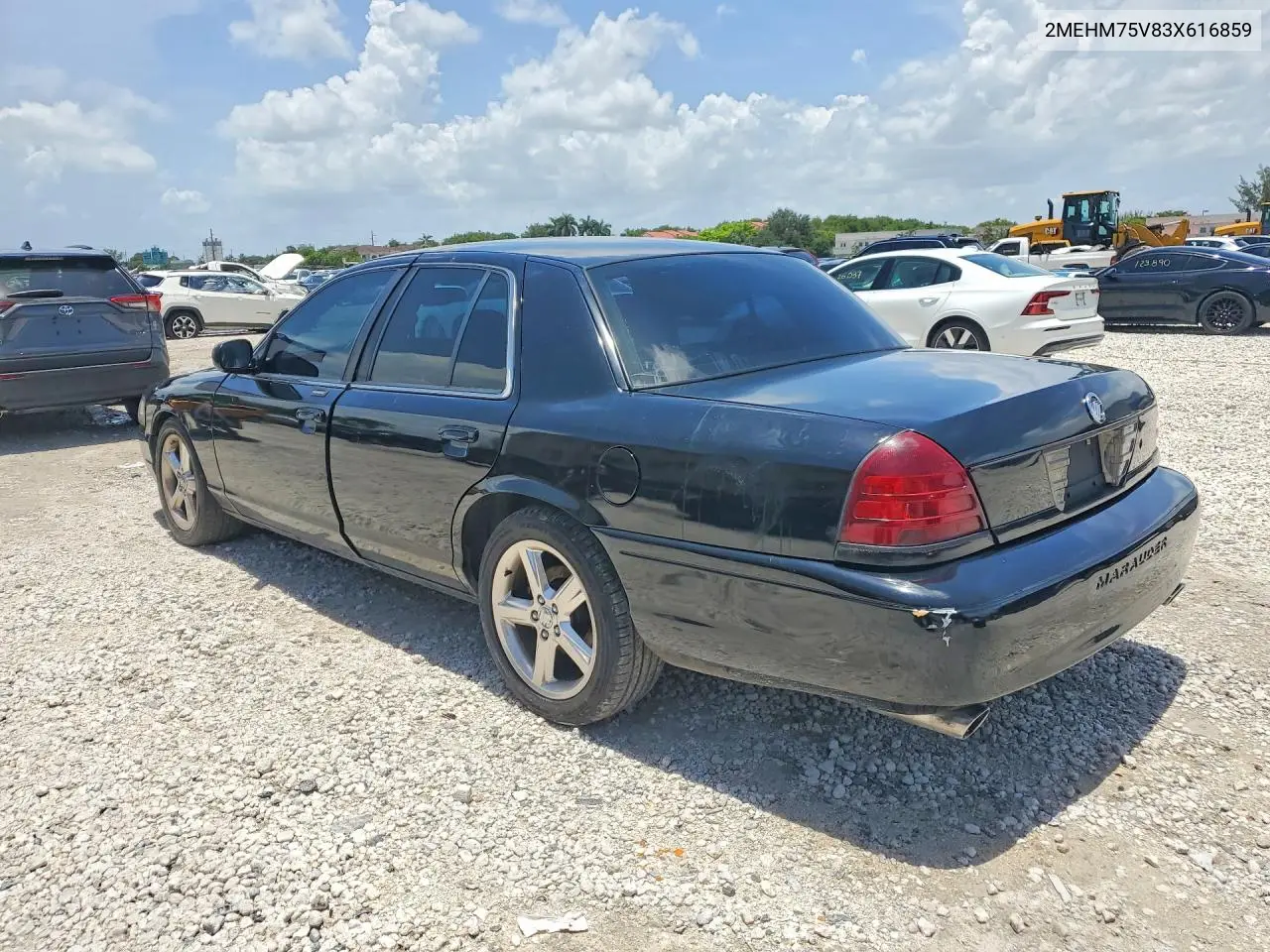 2003 Mercury Marauder VIN: 2MEHM75V83X616859 Lot: 60069346