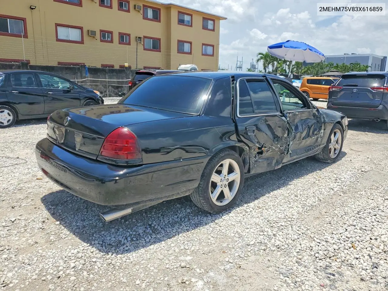 2003 Mercury Marauder VIN: 2MEHM75V83X616859 Lot: 60069346
