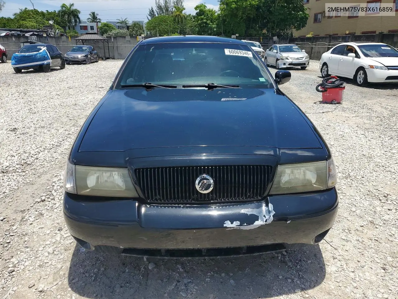 2003 Mercury Marauder VIN: 2MEHM75V83X616859 Lot: 60069346