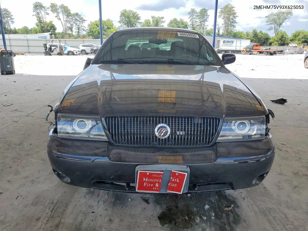 2003 Mercury Marauder VIN: 2MEHM75V93X625053 Lot: 60659956