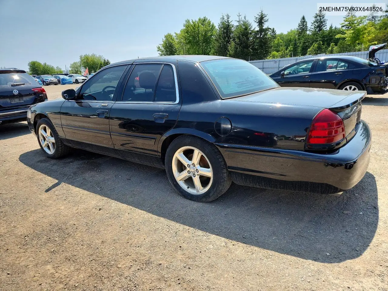 2003 Mercury Marauder VIN: 2MEHM75V93X648526 Lot: 61699186