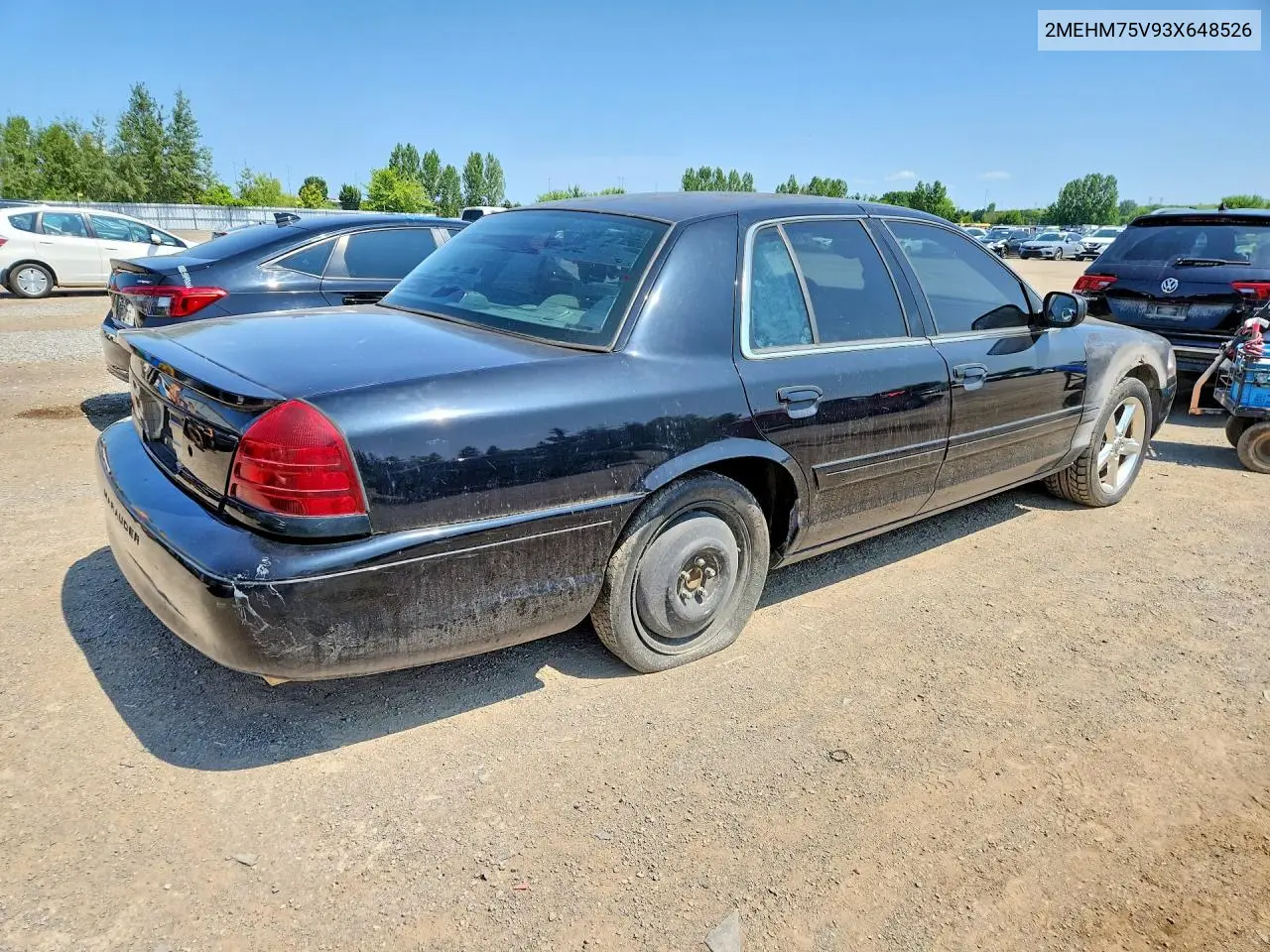 2003 Mercury Marauder VIN: 2MEHM75V93X648526 Lot: 61699186