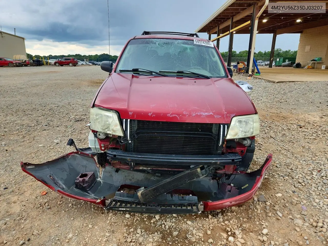 2005 Mercury Mariner VIN: 4M2YU56Z35DJ03207 Lot: 59374386