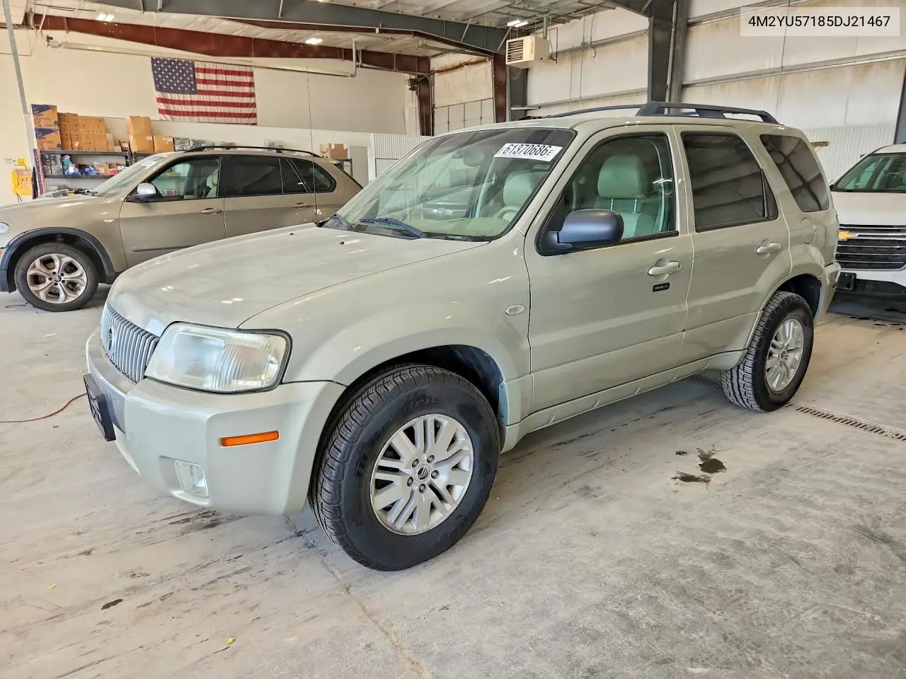 2005 Mercury Mariner VIN: 4M2YU57185DJ21467 Lot: 61370686