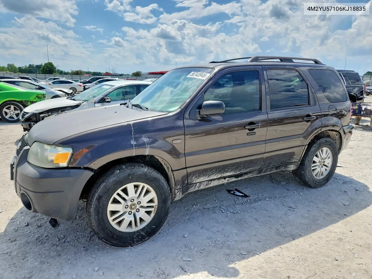 2006 Mercury Mariner VIN: 4M2YU57106KJ18835 Lot: 56743946