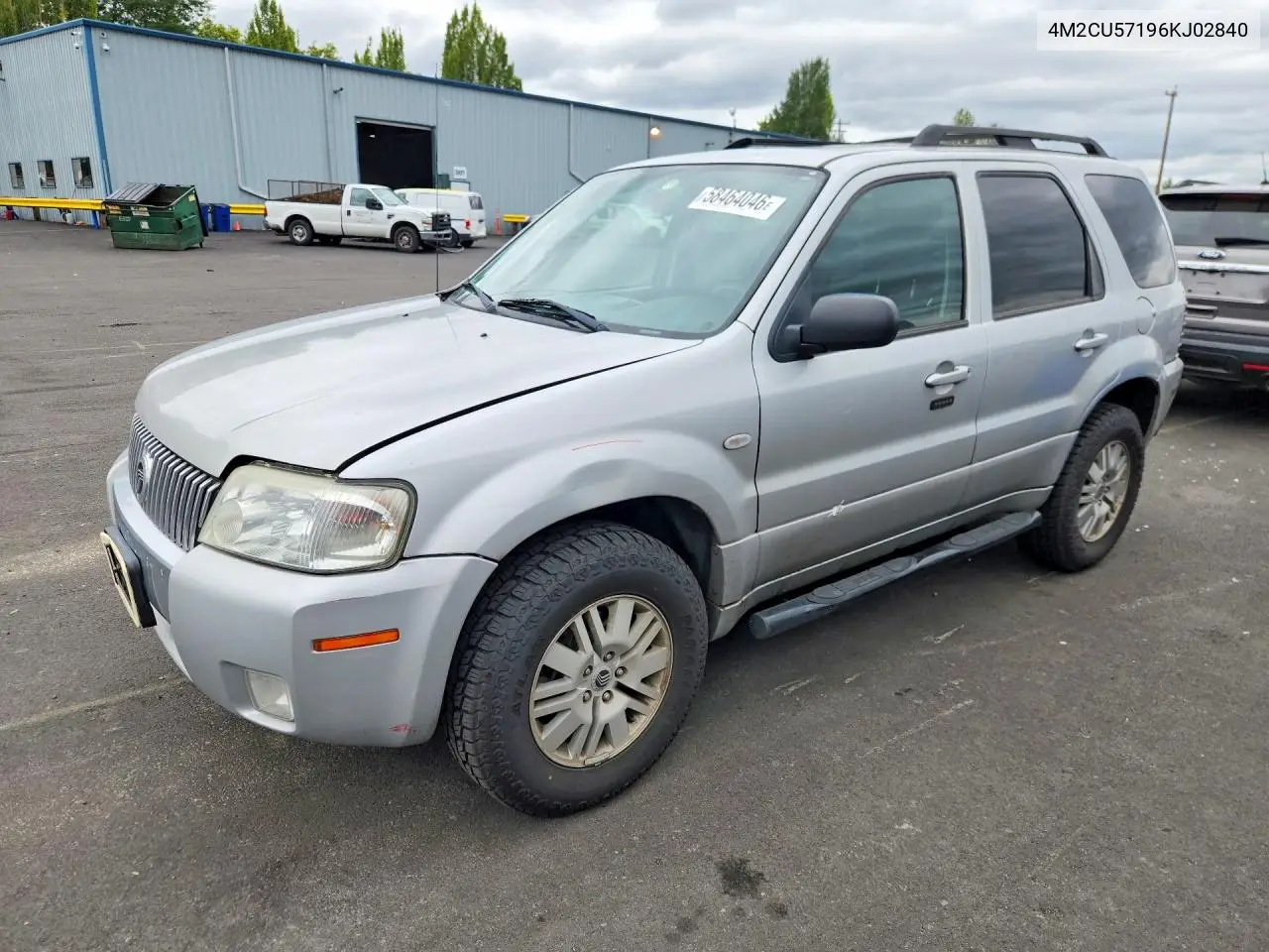 2006 Mercury Mariner VIN: 4M2CU57196KJ02840 Lot: 58464046