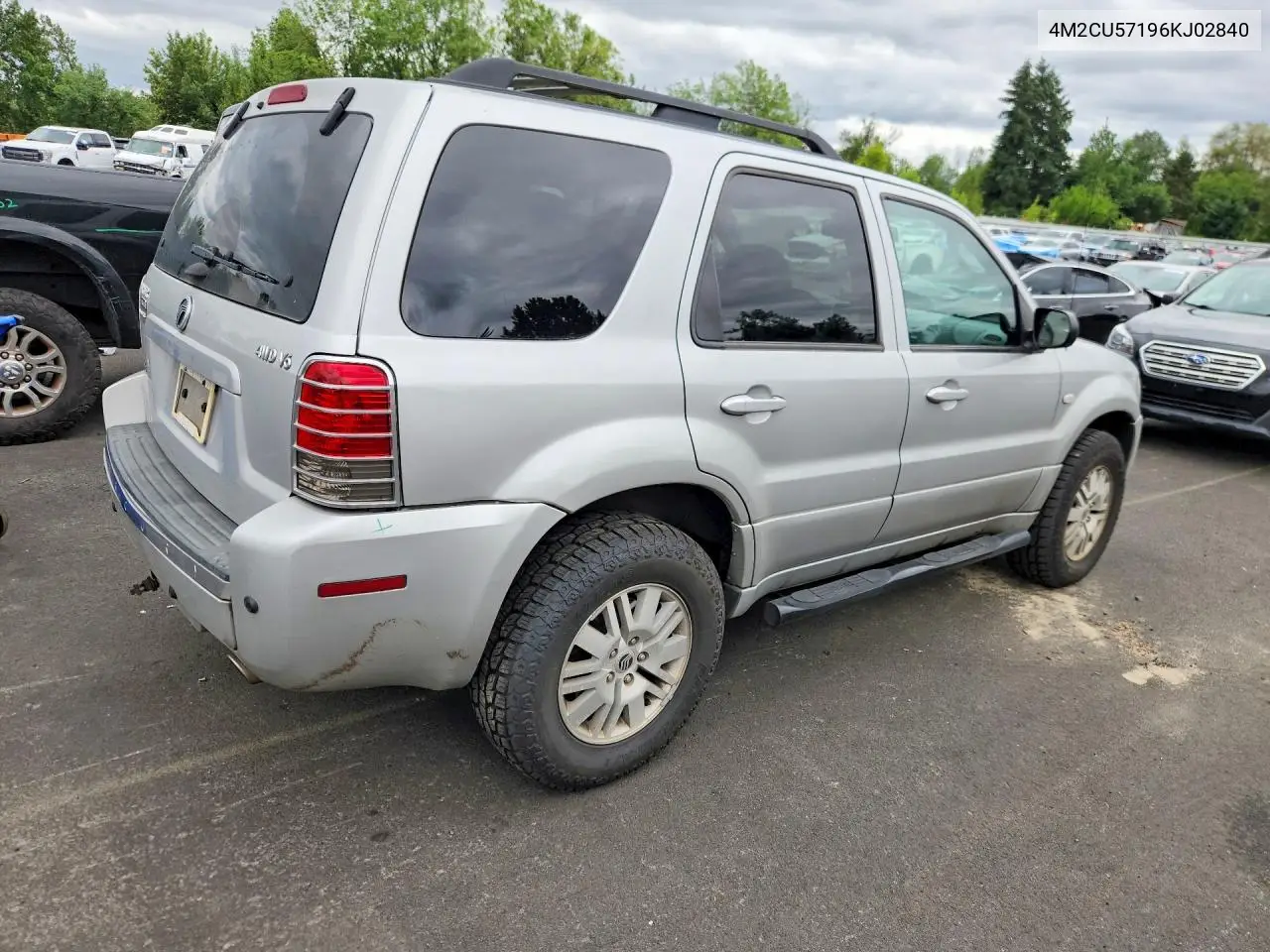2006 Mercury Mariner VIN: 4M2CU57196KJ02840 Lot: 58464046