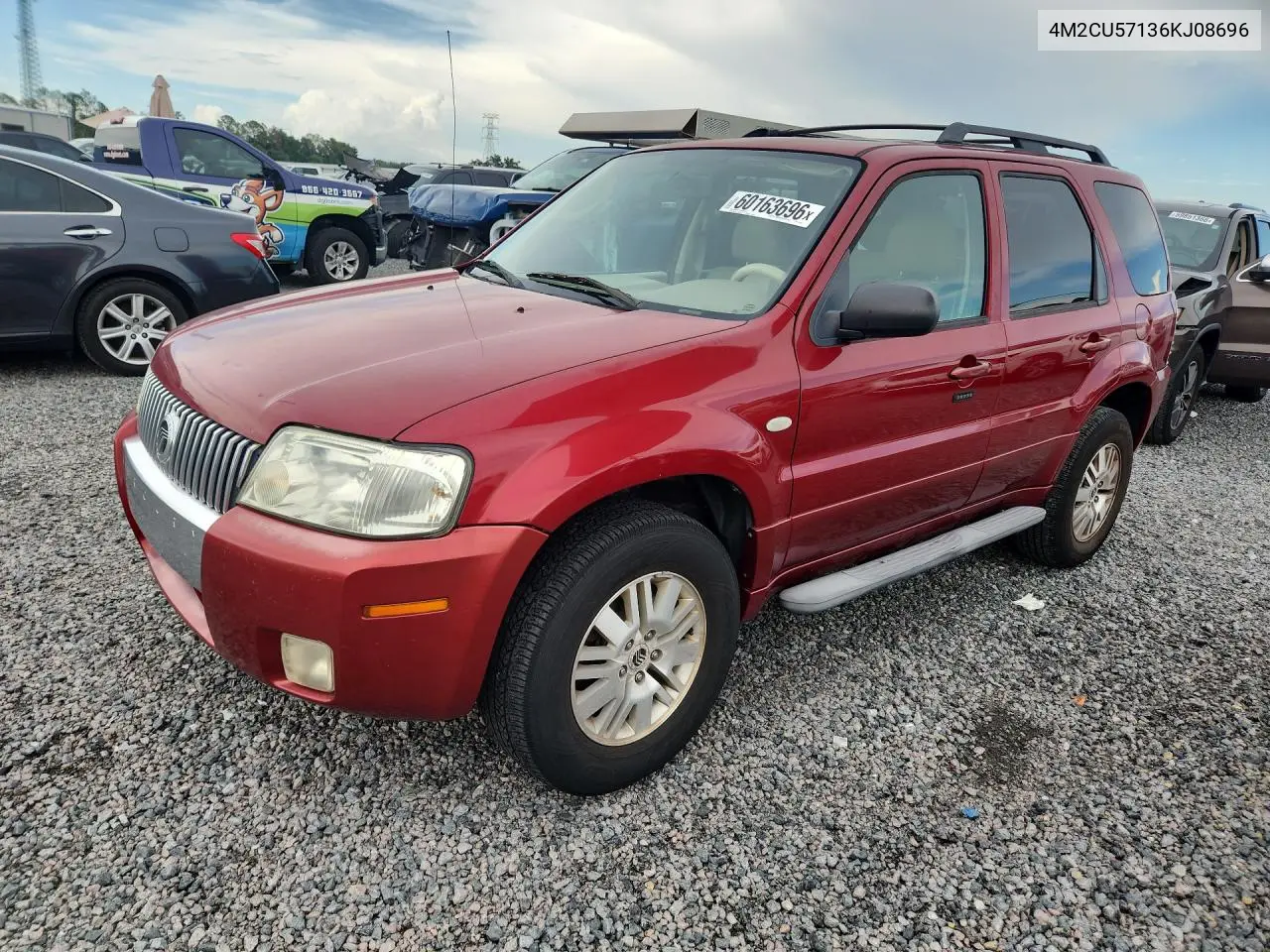 2006 Mercury Mariner VIN: 4M2CU57136KJ08696 Lot: 60163696