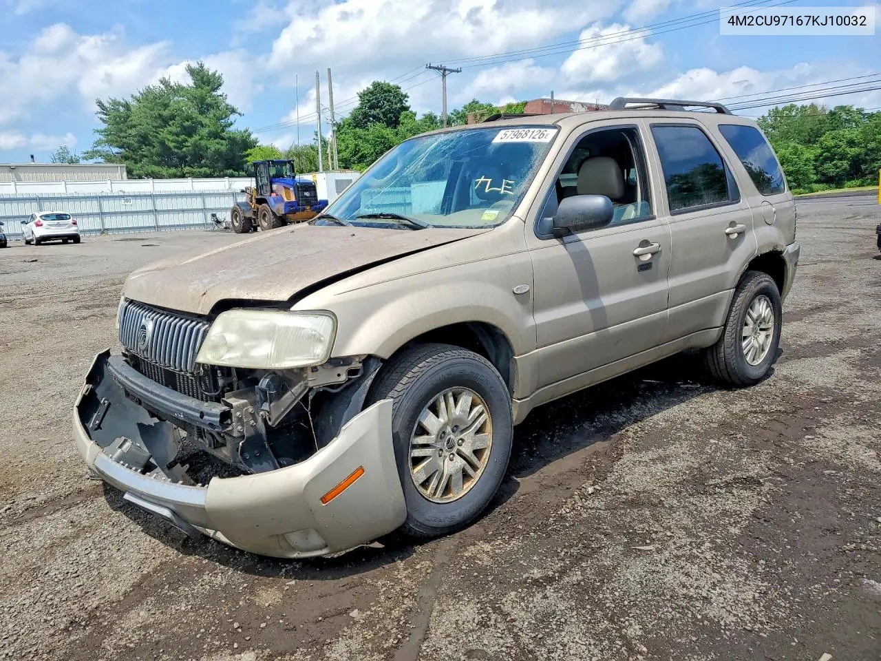 2007 Mercury Mariner Premier VIN: 4M2CU97167KJ10032 Lot: 57968126