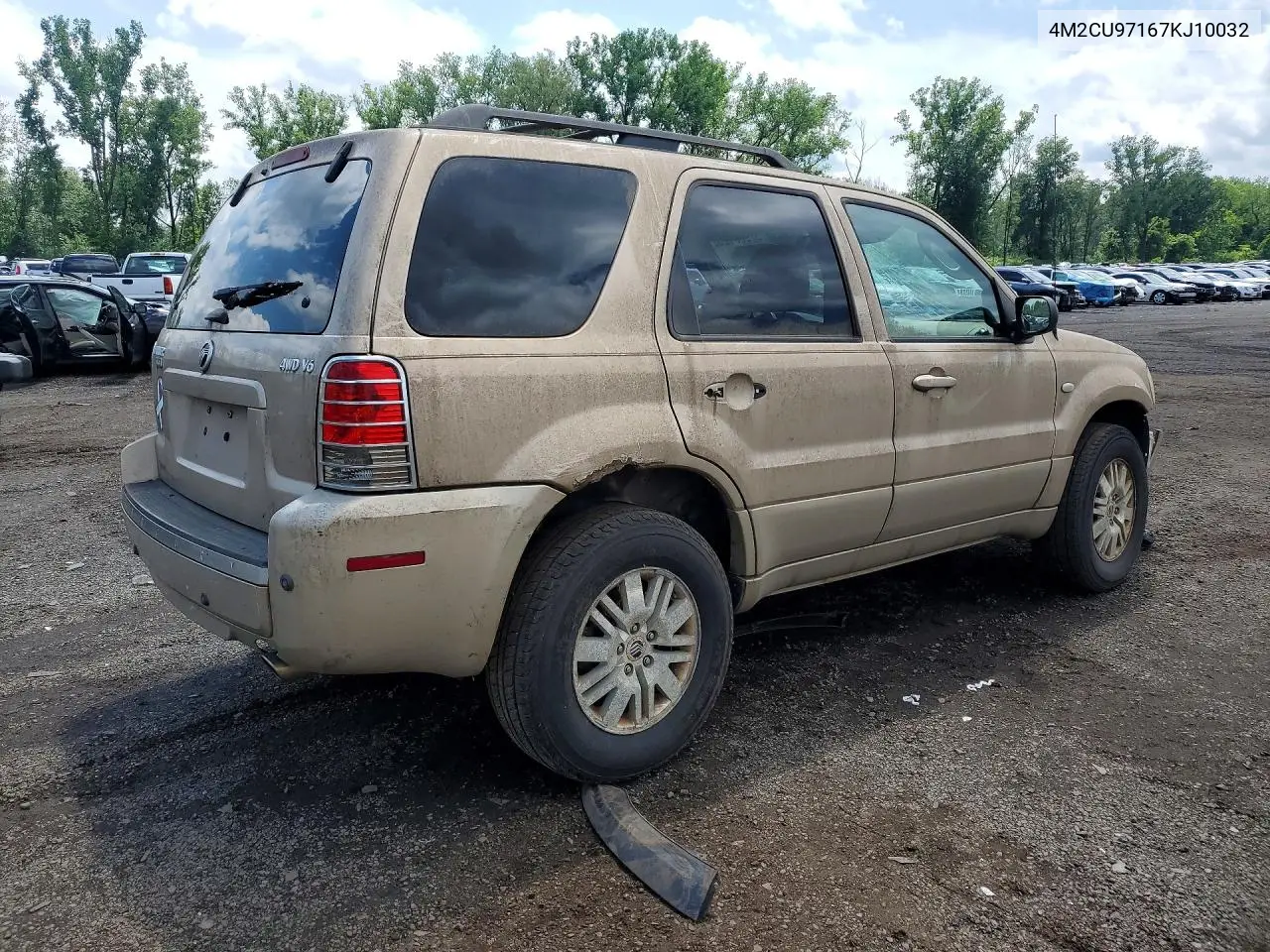 2007 Mercury Mariner Premier VIN: 4M2CU97167KJ10032 Lot: 57968126