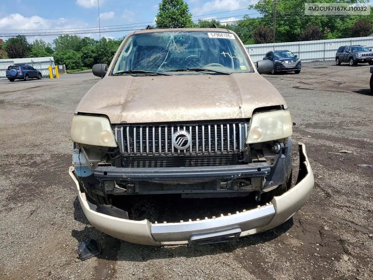 2007 Mercury Mariner Premier VIN: 4M2CU97167KJ10032 Lot: 57968126
