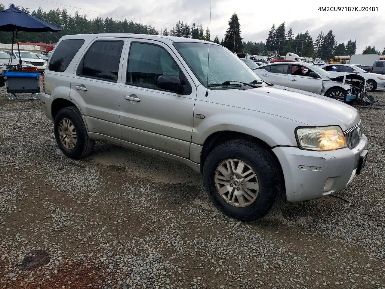 2007 Mercury Mariner Premier VIN: 4M2CU97187KJ20481 Lot: 60669886