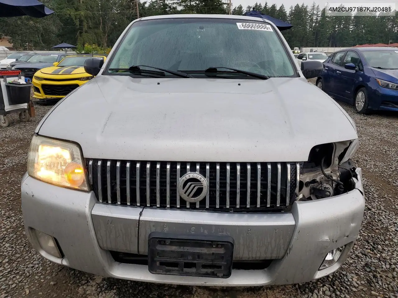 2007 Mercury Mariner Premier VIN: 4M2CU97187KJ20481 Lot: 60669886