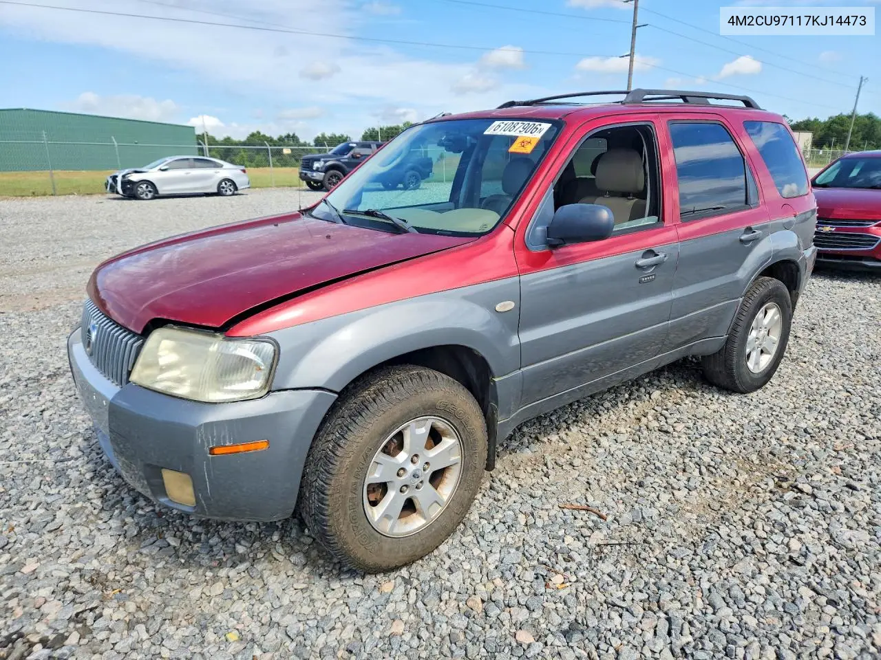 2007 Mercury Mariner Premier VIN: 4M2CU97117KJ14473 Lot: 61087906