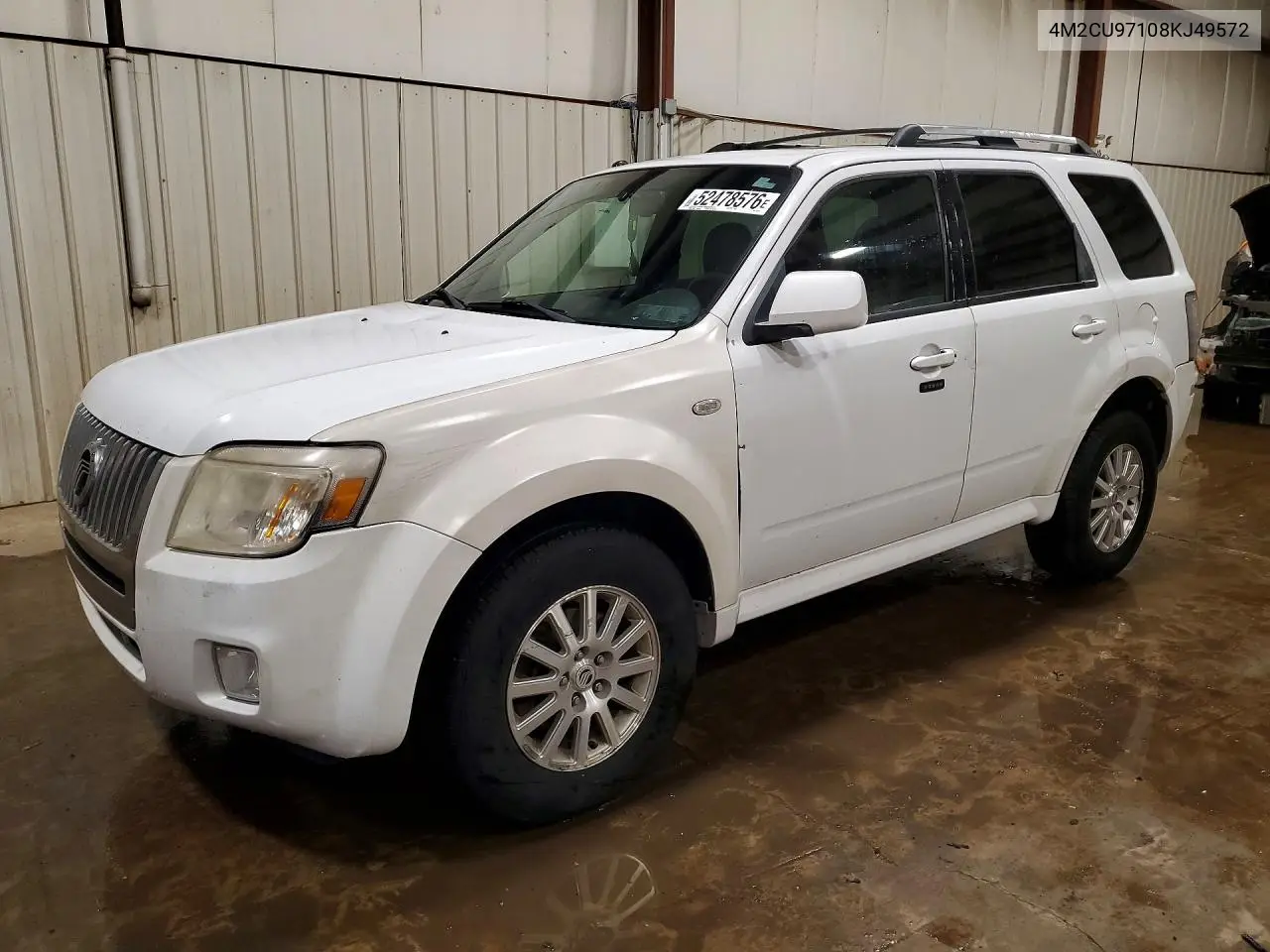 2008 Mercury Mariner Premier VIN: 4M2CU97108KJ49572 Lot: 52478576