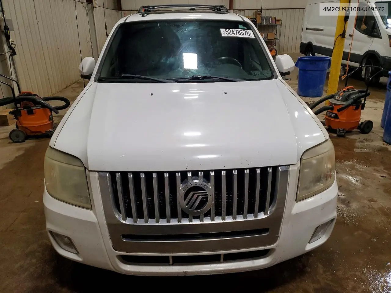 2008 Mercury Mariner Premier VIN: 4M2CU97108KJ49572 Lot: 52478576