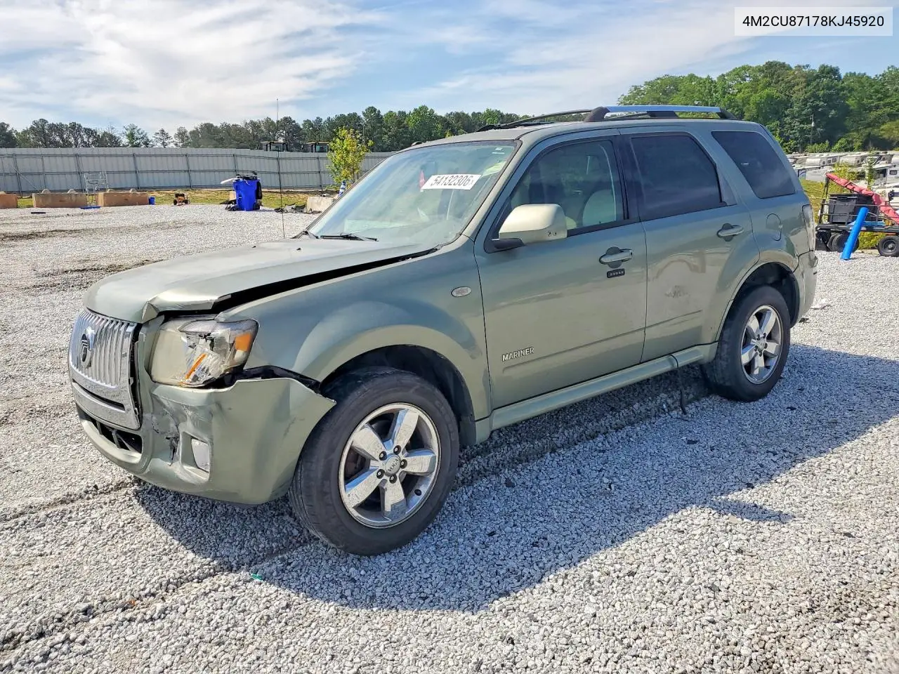 2008 Mercury Mariner Premier VIN: 4M2CU87178KJ45920 Lot: 54132306