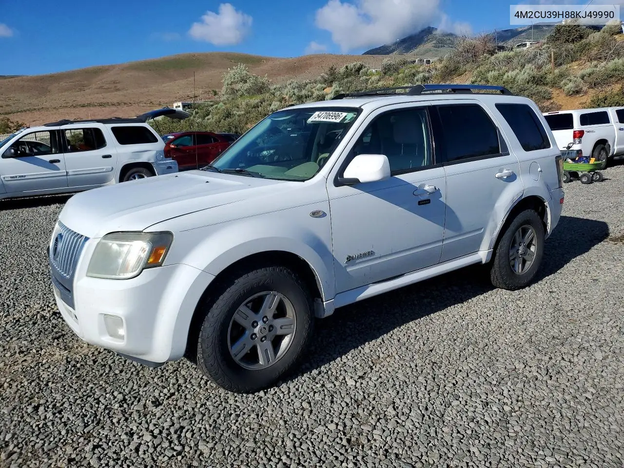 2008 Mercury Mariner Hev VIN: 4M2CU39H88KJ49990 Lot: 54706996