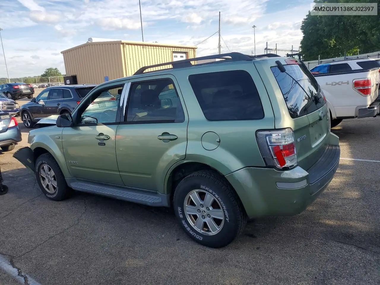 2008 Mercury Mariner VIN: 4M2CU91138KJ02397 Lot: 57326436
