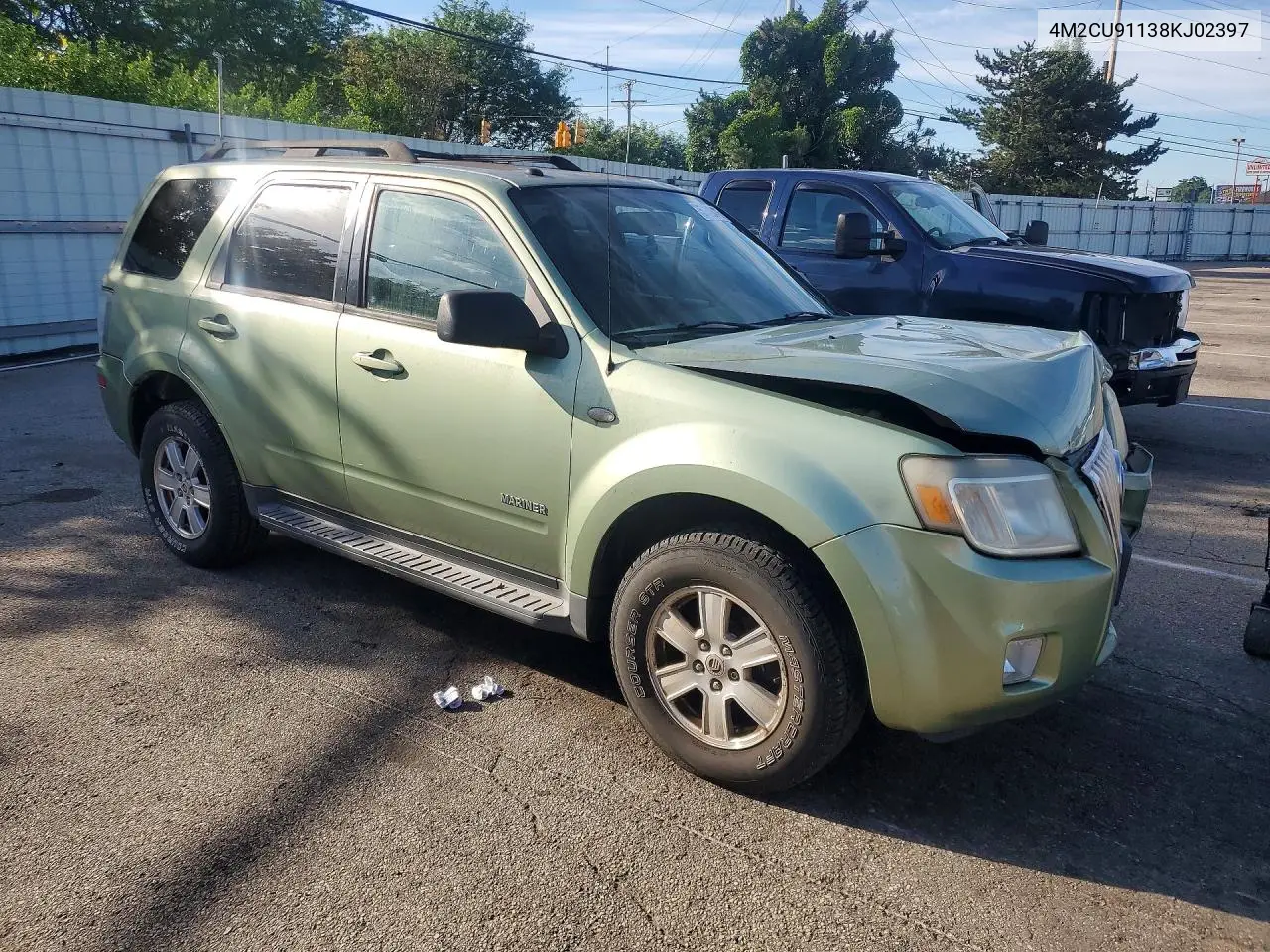 2008 Mercury Mariner VIN: 4M2CU91138KJ02397 Lot: 57326436