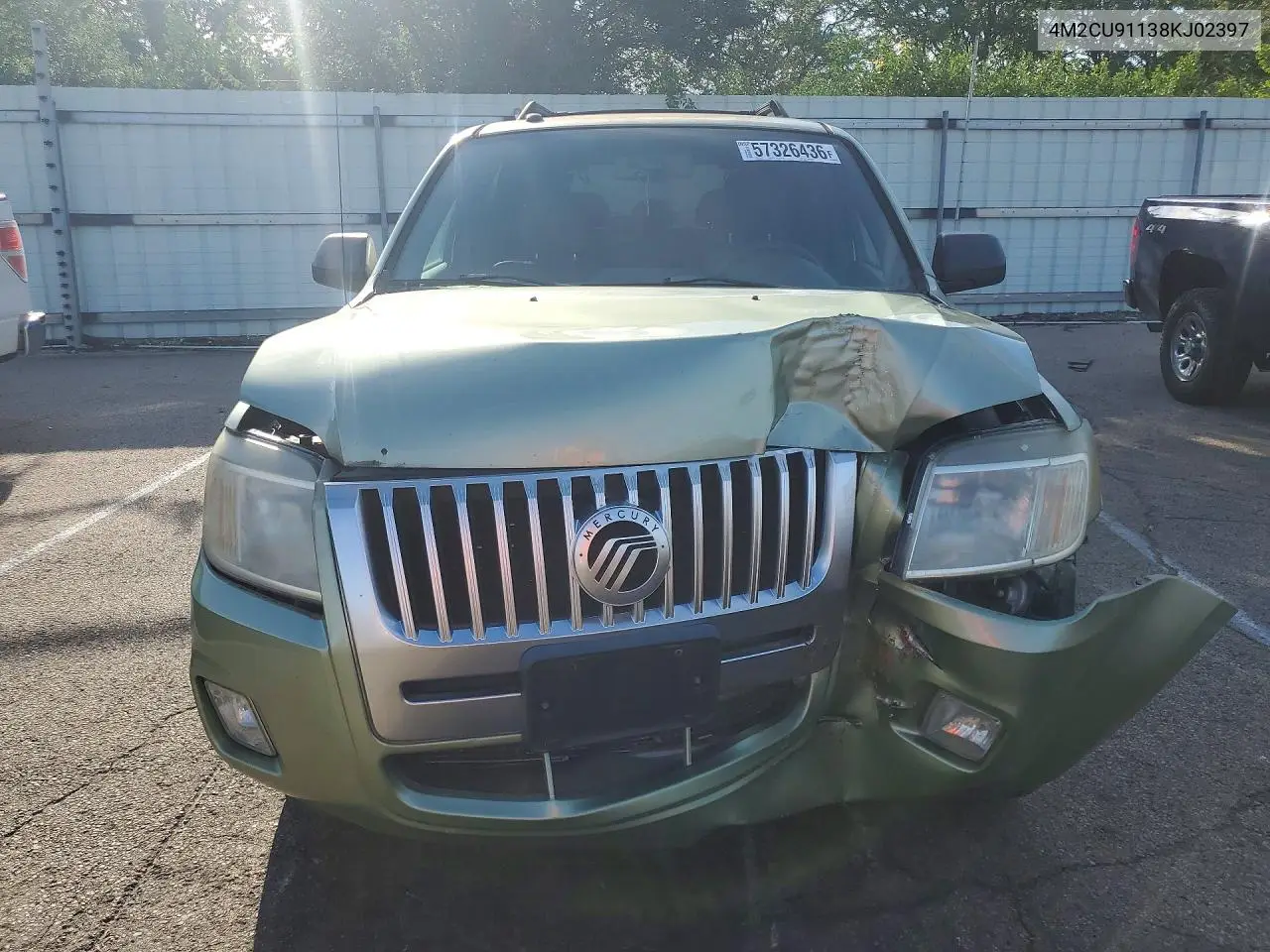 2008 Mercury Mariner VIN: 4M2CU91138KJ02397 Lot: 57326436