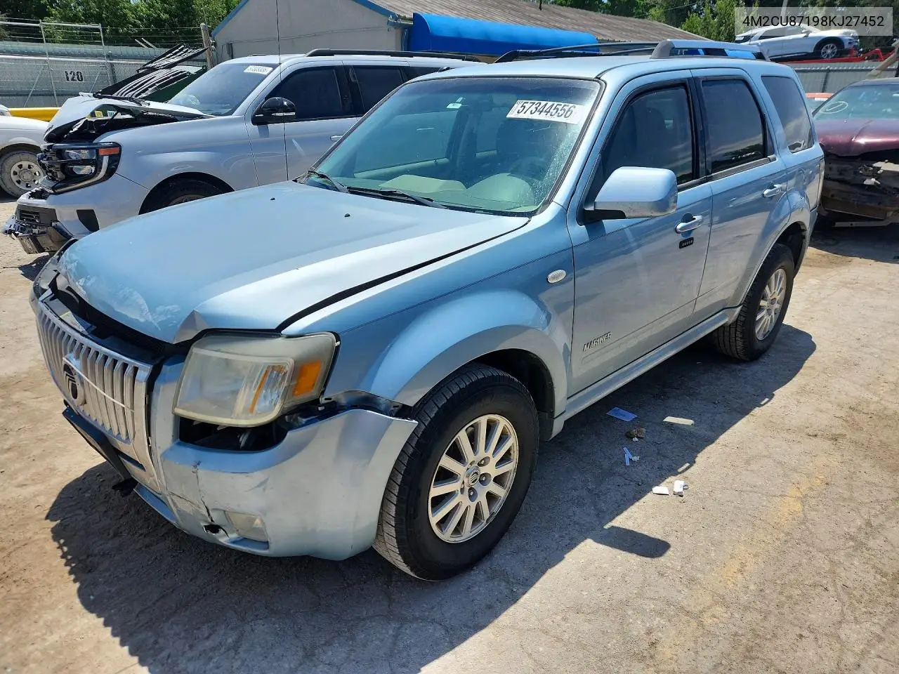 2008 Mercury Mariner Premier VIN: 4M2CU87198KJ27452 Lot: 57344556