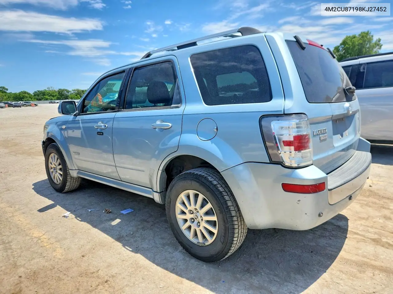 2008 Mercury Mariner Premier VIN: 4M2CU87198KJ27452 Lot: 57344556
