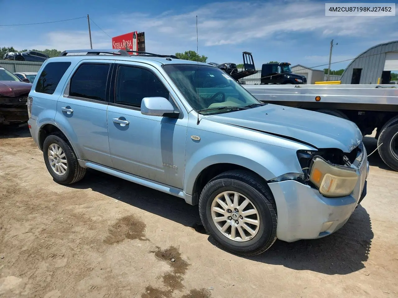 2008 Mercury Mariner Premier VIN: 4M2CU87198KJ27452 Lot: 57344556