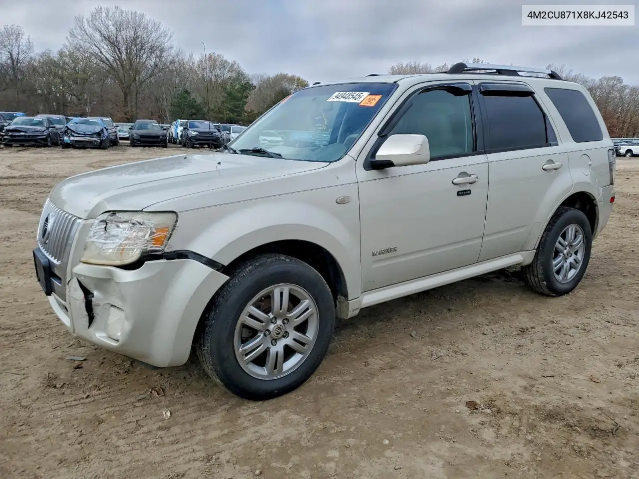 2008 Mercury Mariner Premier VIN: 4M2CU871X8KJ42543 Lot: 58769196