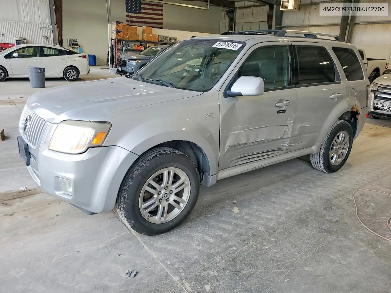 2008 Mercury Mariner Premier VIN: 4M2CU97138KJ42700 Lot: 59298616