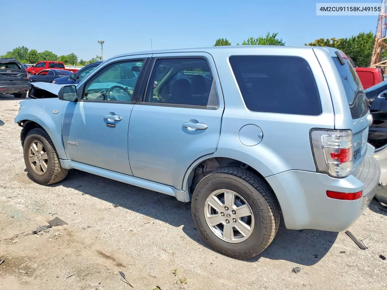 2008 Mercury Mariner VIN: 4M2CU91158KJ49155 Lot: 60229436