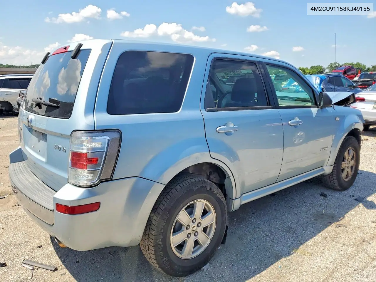 2008 Mercury Mariner VIN: 4M2CU91158KJ49155 Lot: 60229436