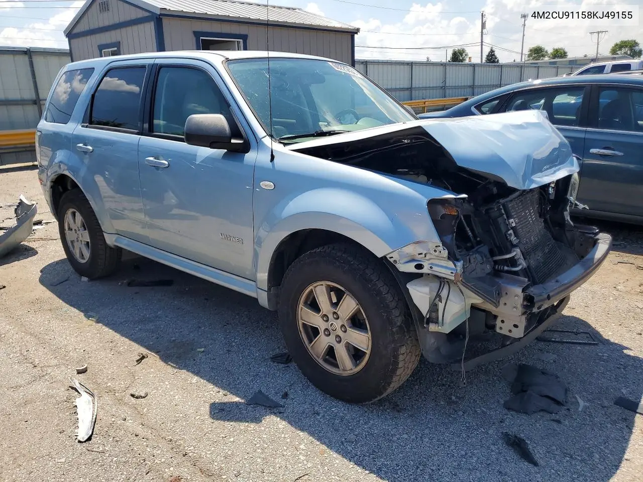 2008 Mercury Mariner VIN: 4M2CU91158KJ49155 Lot: 60229436