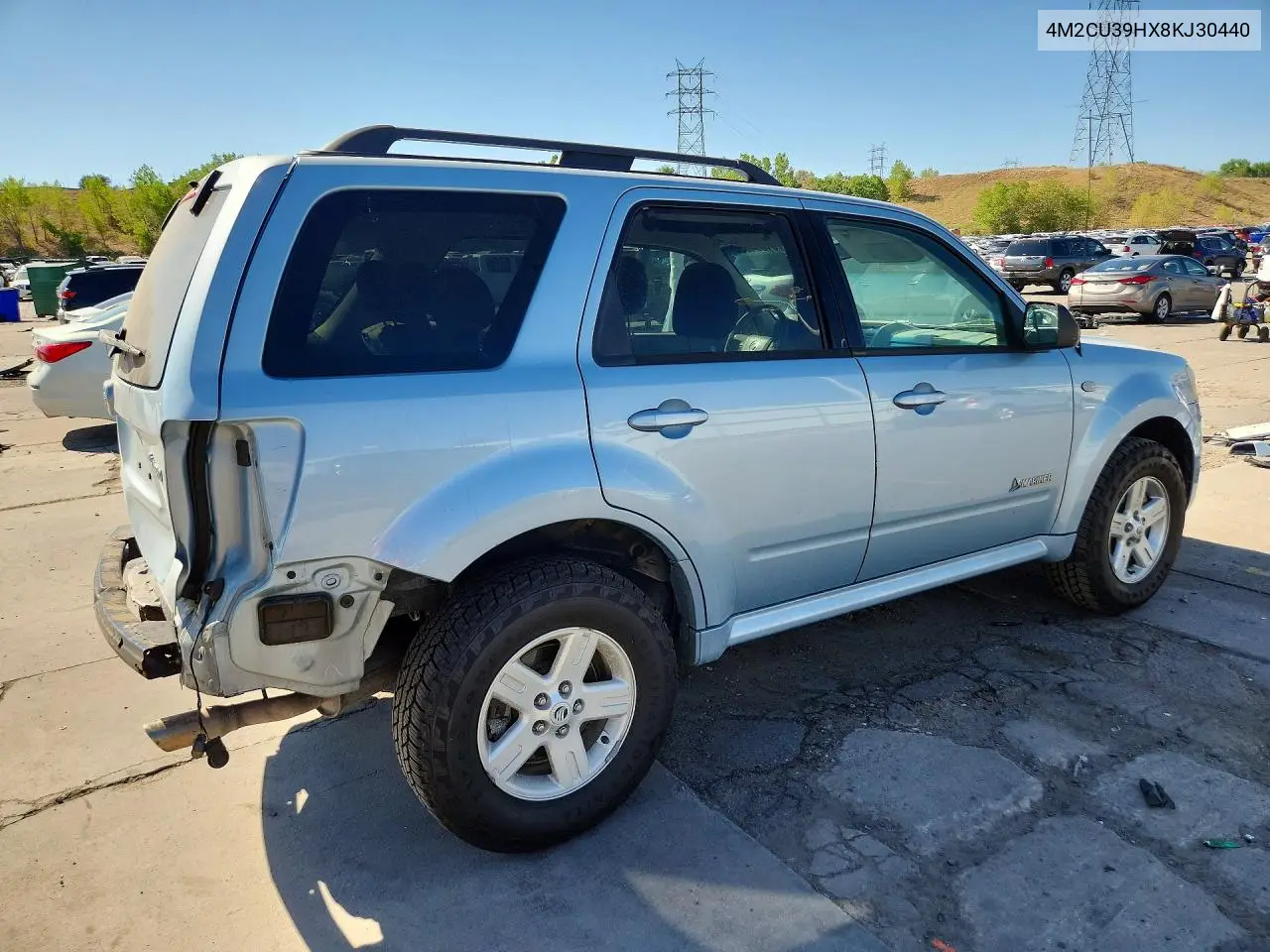 2008 Mercury Mariner Hev VIN: 4M2CU39HX8KJ30440 Lot: 61084856