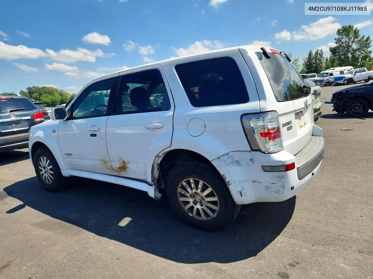 2008 Mercury Mariner Premier VIN: 4M2CU97108KJ11985 Lot: 61722286