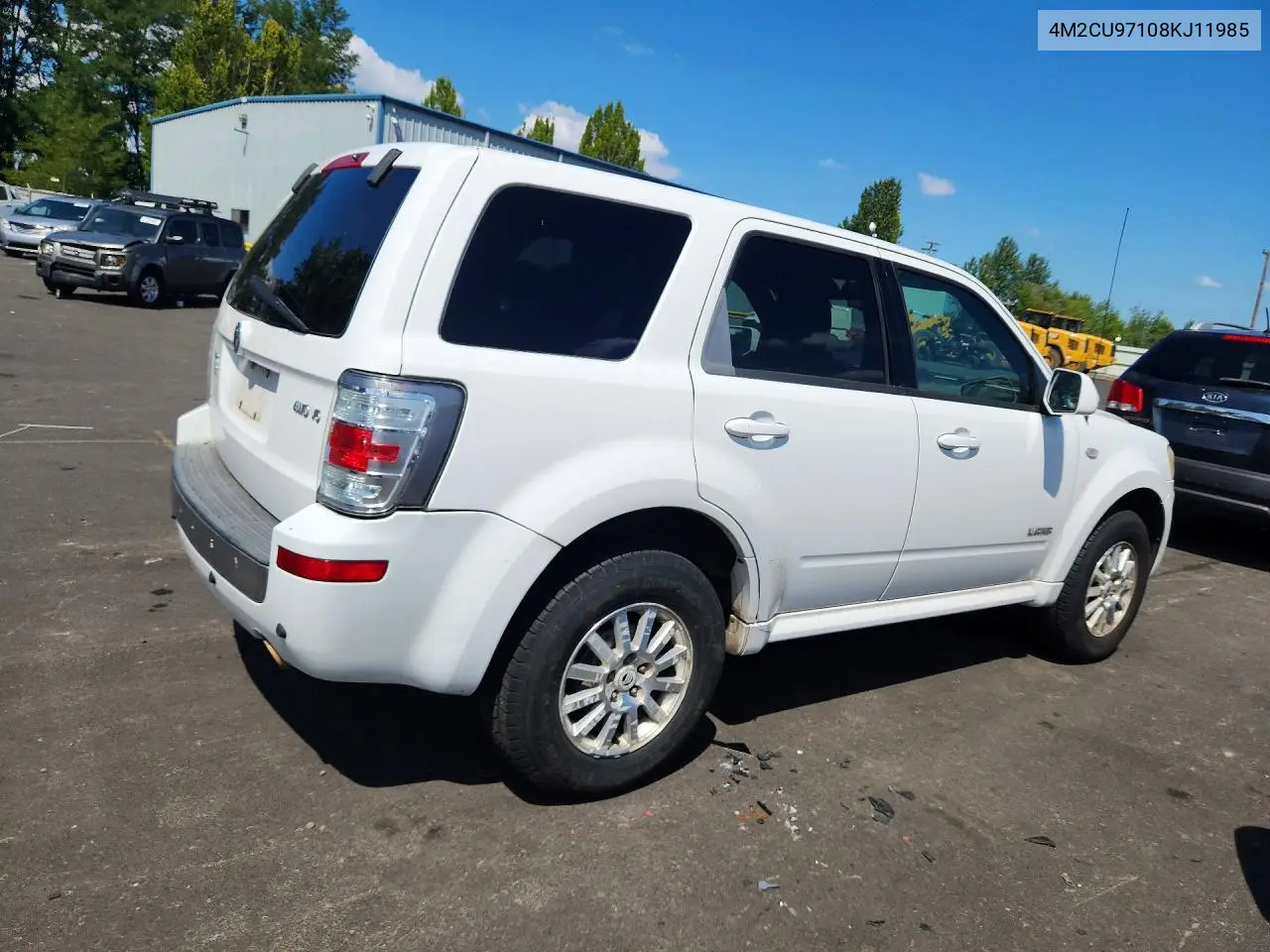 2008 Mercury Mariner Premier VIN: 4M2CU97108KJ11985 Lot: 61722286