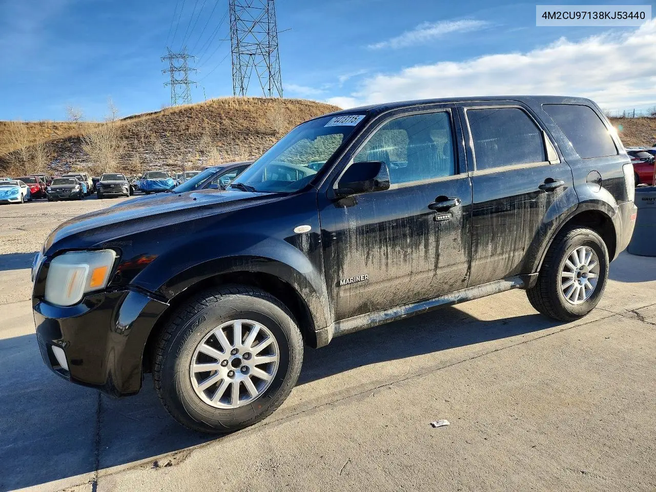 2008 Mercury Mariner Premier VIN: 4M2CU97138KJ53440 Lot: 74413115