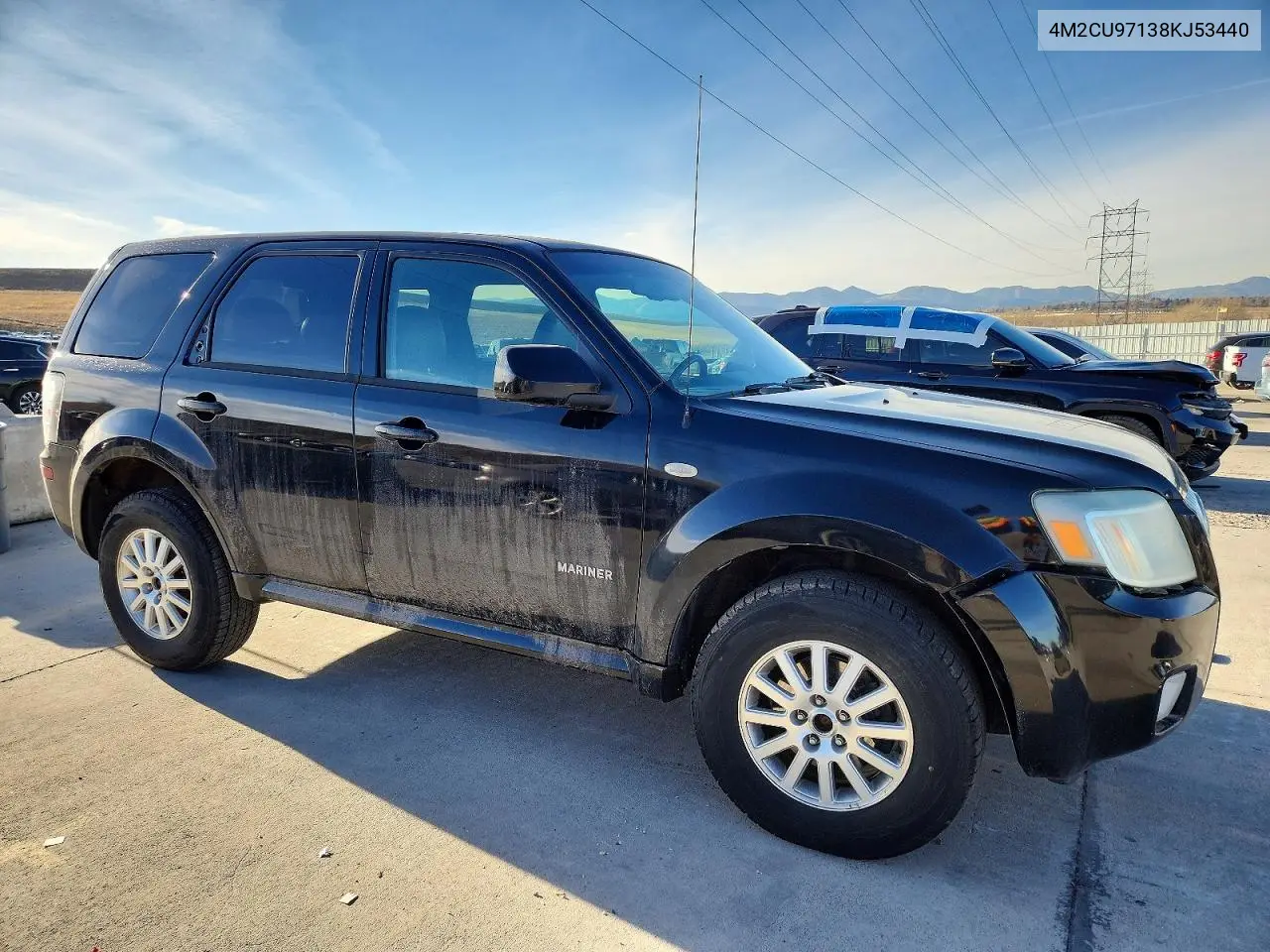 2008 Mercury Mariner Premier VIN: 4M2CU97138KJ53440 Lot: 74413115