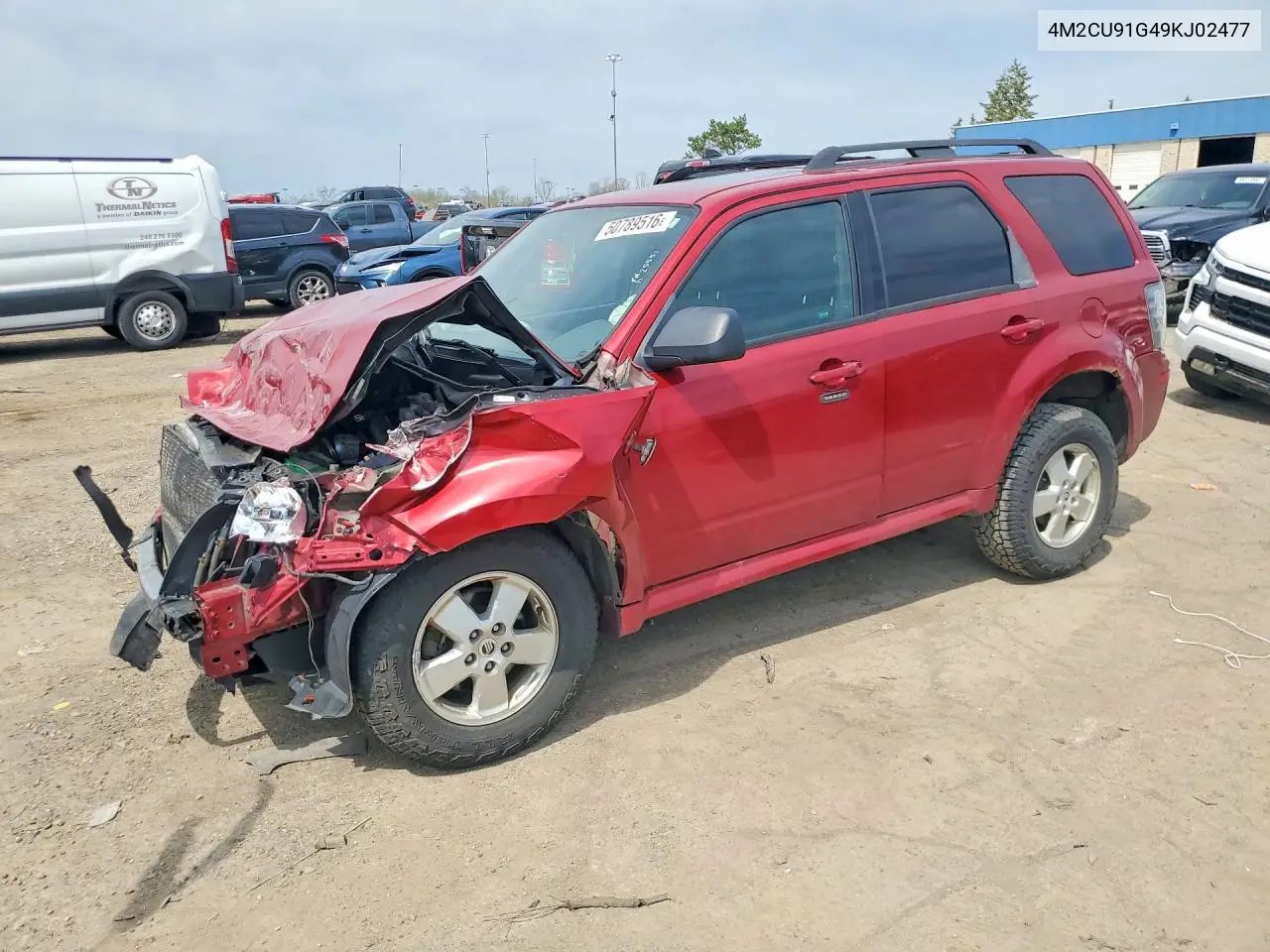 2009 Mercury Mariner VIN: 4M2CU91G49KJ02477 Lot: 50789516