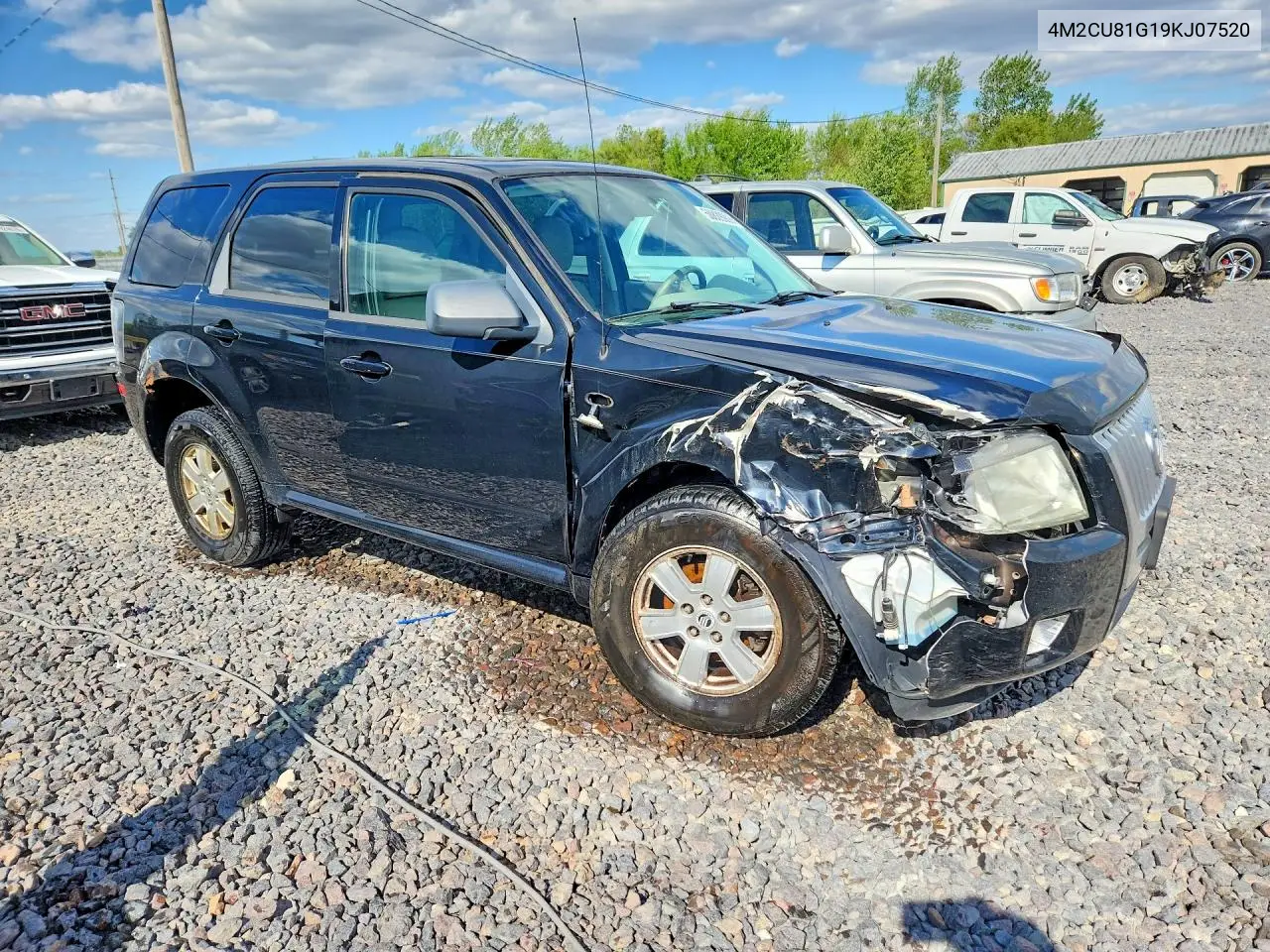 2009 Mercury Mariner VIN: 4M2CU81G19KJ07520 Lot: 50829906