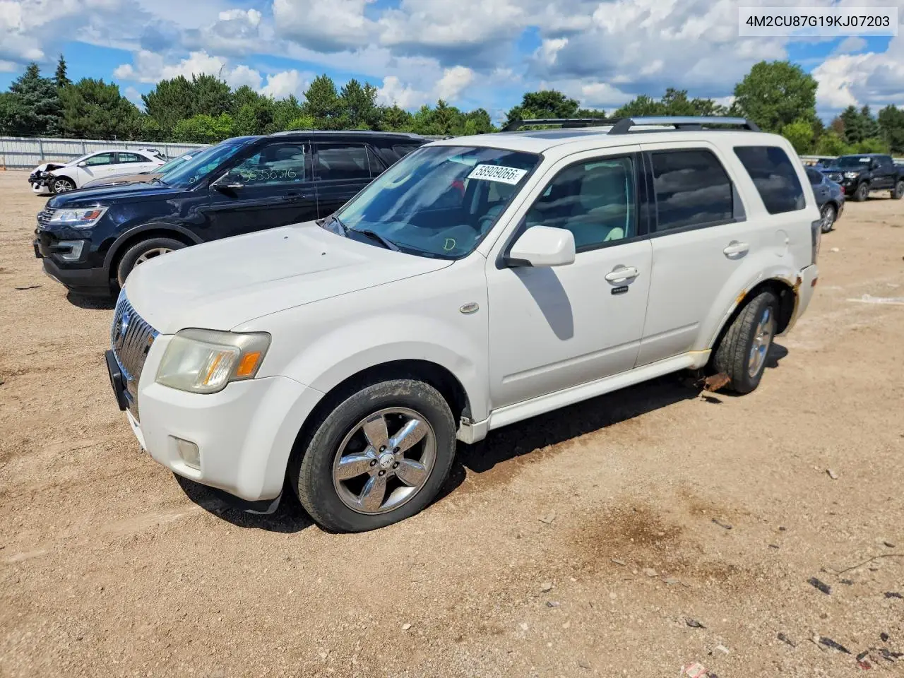2009 Mercury Mariner Premier VIN: 4M2CU87G19KJ07203 Lot: 58909066