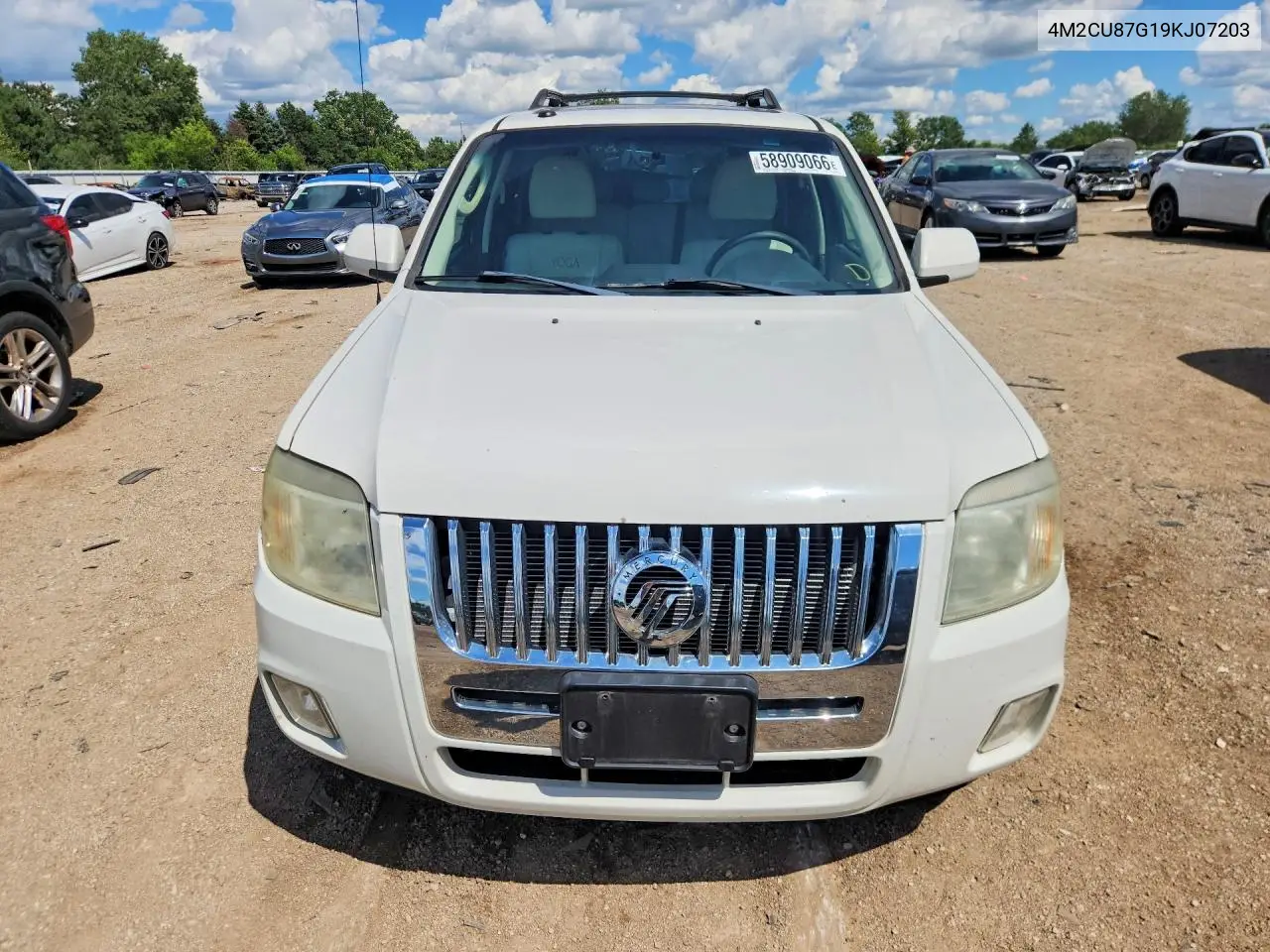 2009 Mercury Mariner Premier VIN: 4M2CU87G19KJ07203 Lot: 58909066