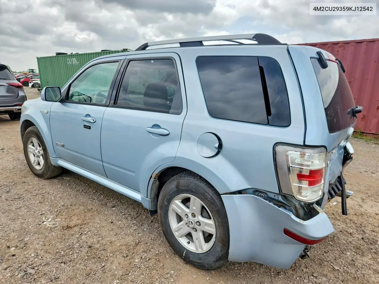 2009 Mercury Mariner Hybrid VIN: 4M2CU29359KJ12542 Lot: 85980755