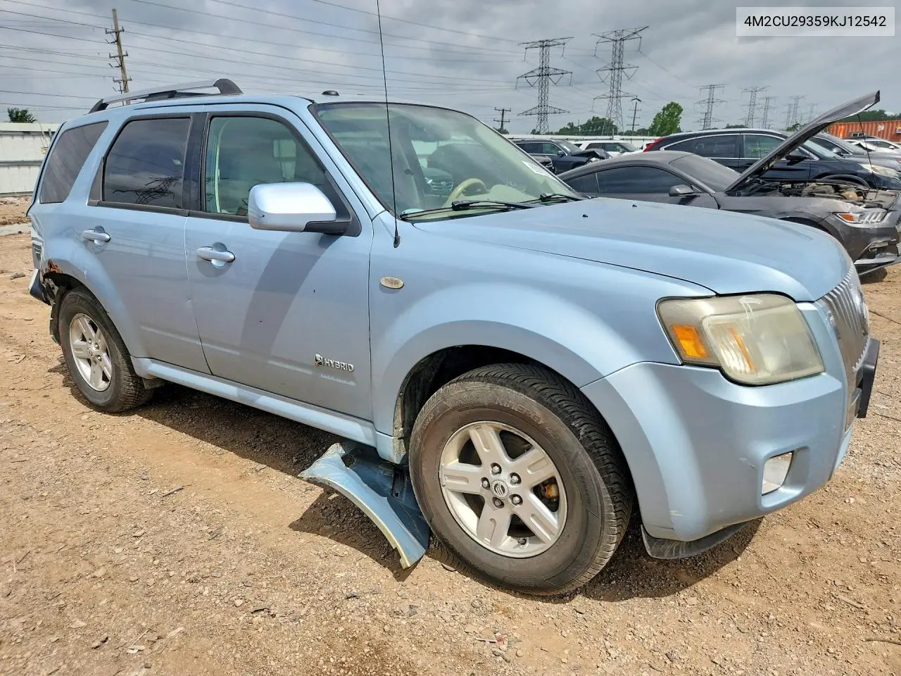 2009 Mercury Mariner Hybrid VIN: 4M2CU29359KJ12542 Lot: 85980755