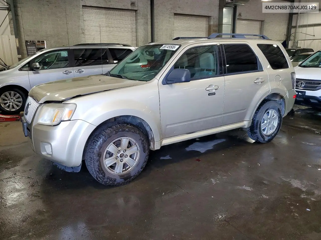 2010 Mercury Mariner VIN: 4M2CN8B70AKJ02129 Lot: 58749506