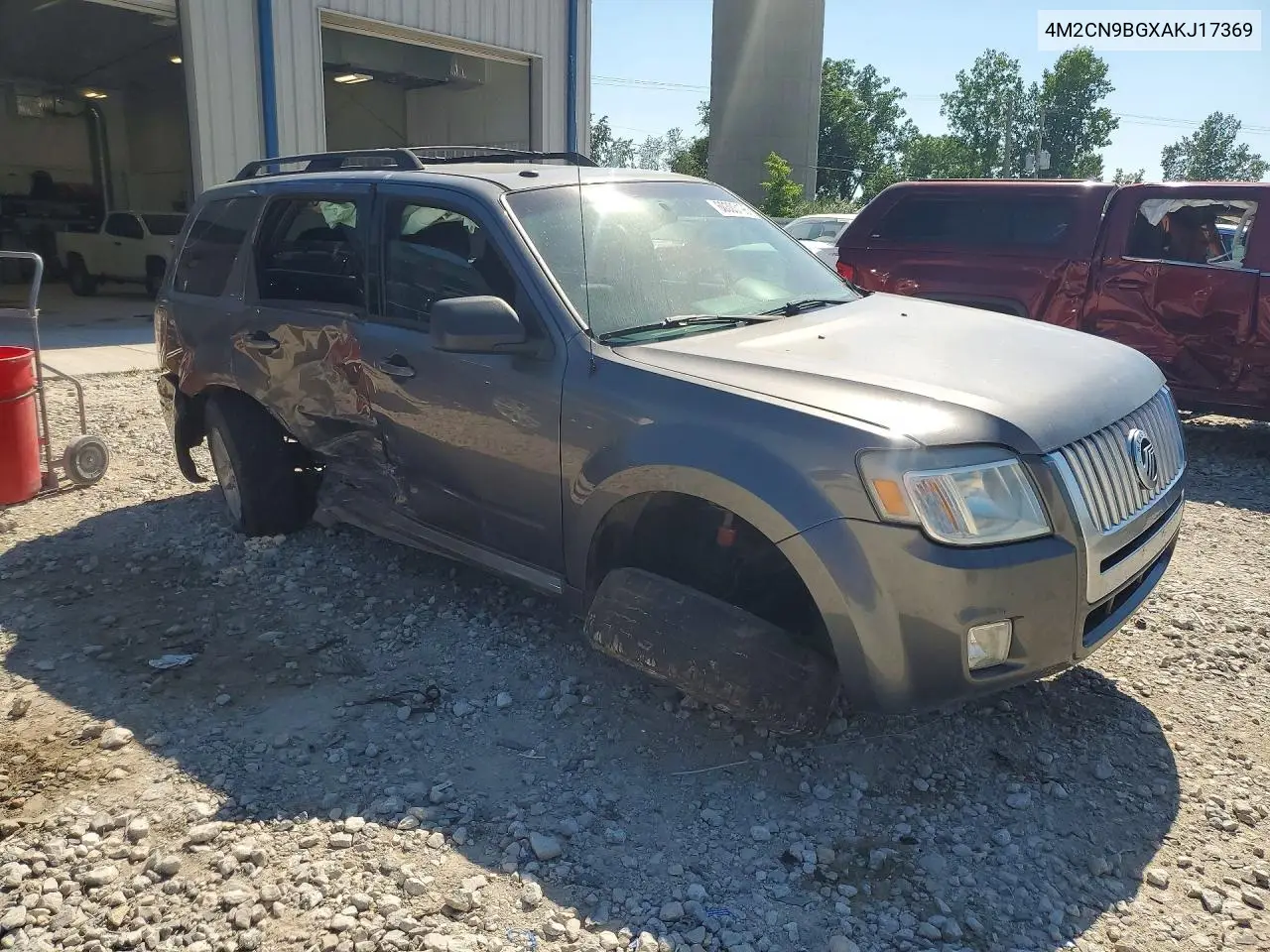 2010 Mercury Mariner VIN: 4M2CN9BGXAKJ17369 Lot: 60303196