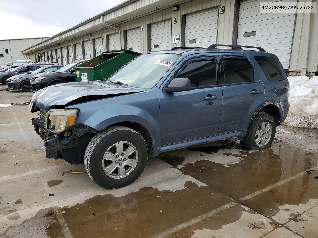 2010 Mercury Mariner VIN: 4M2CN9BG7AKJ25722 Lot: 76668465