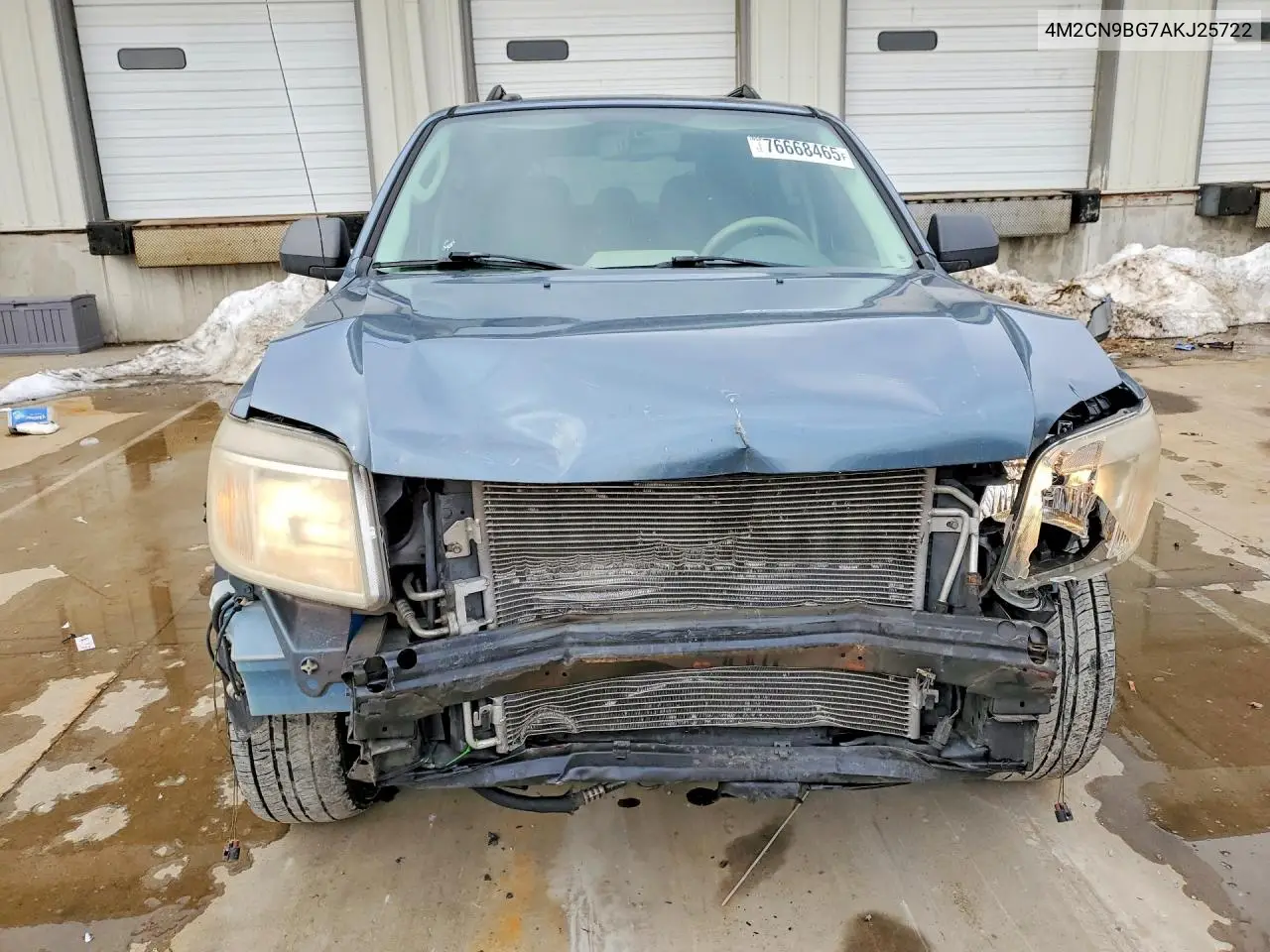 2010 Mercury Mariner VIN: 4M2CN9BG7AKJ25722 Lot: 76668465