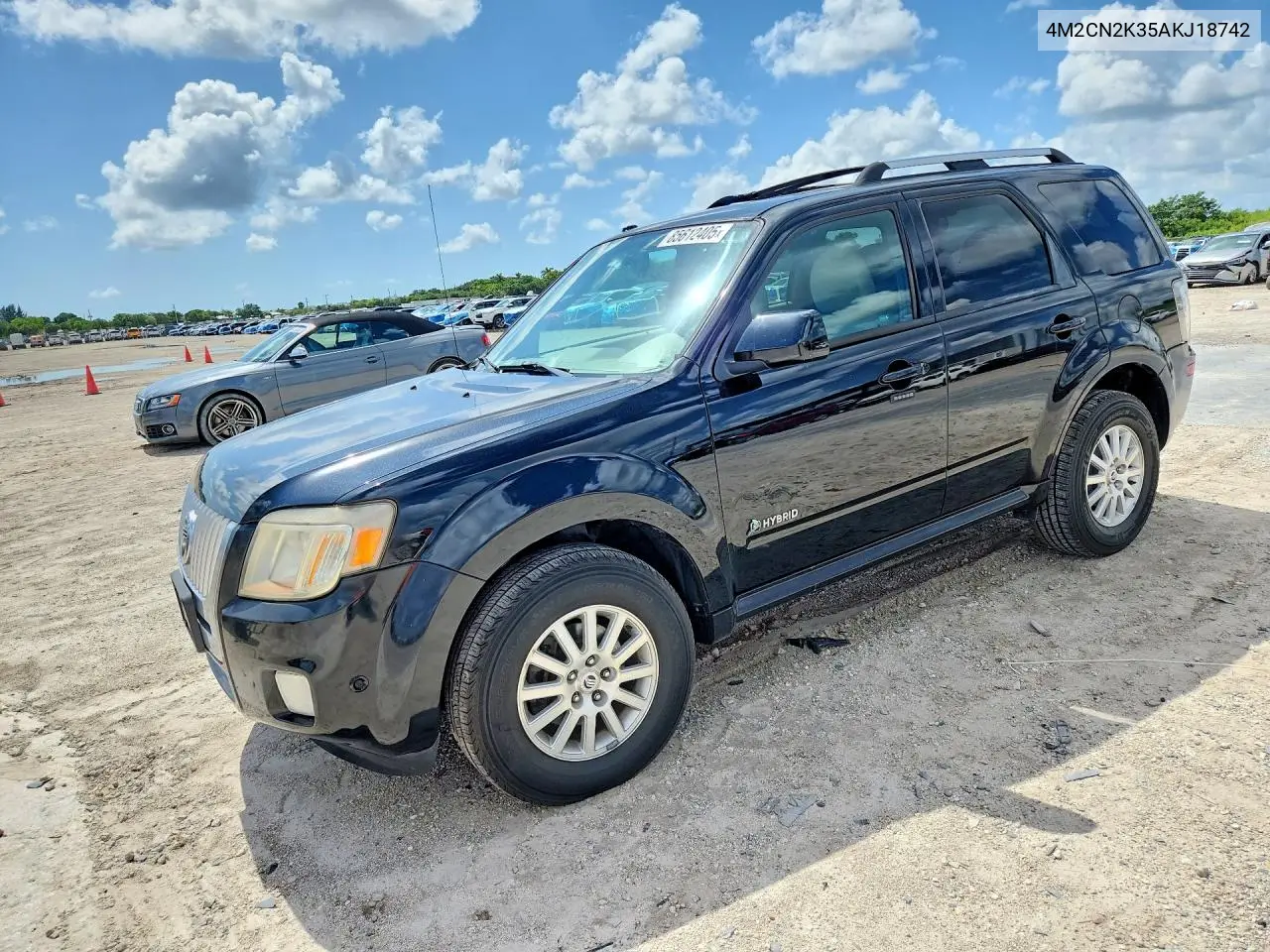 2010 Mercury Mariner Hybrid VIN: 4M2CN2K35AKJ18742 Lot: 85612405
